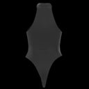 BLACK PEACE BODYSUIT